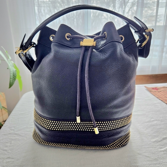 Dark Chocolate and Gold Badgley Mischka Women's Convertible Bag - Picture 2 of 16